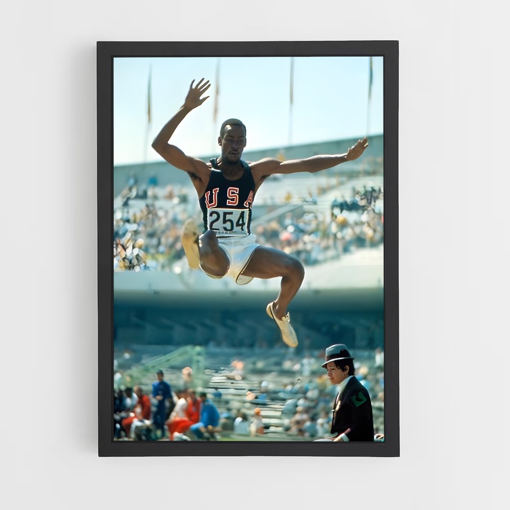 Poster L'Exploits Olympiques – affiche Athlétisme (vue 2)